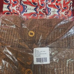 (BRAND NEW) cozy free people brown cardi jacket
